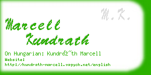 marcell kundrath business card